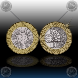 AVSTRIJA 50 Schilling 1999 "Euro valuta"